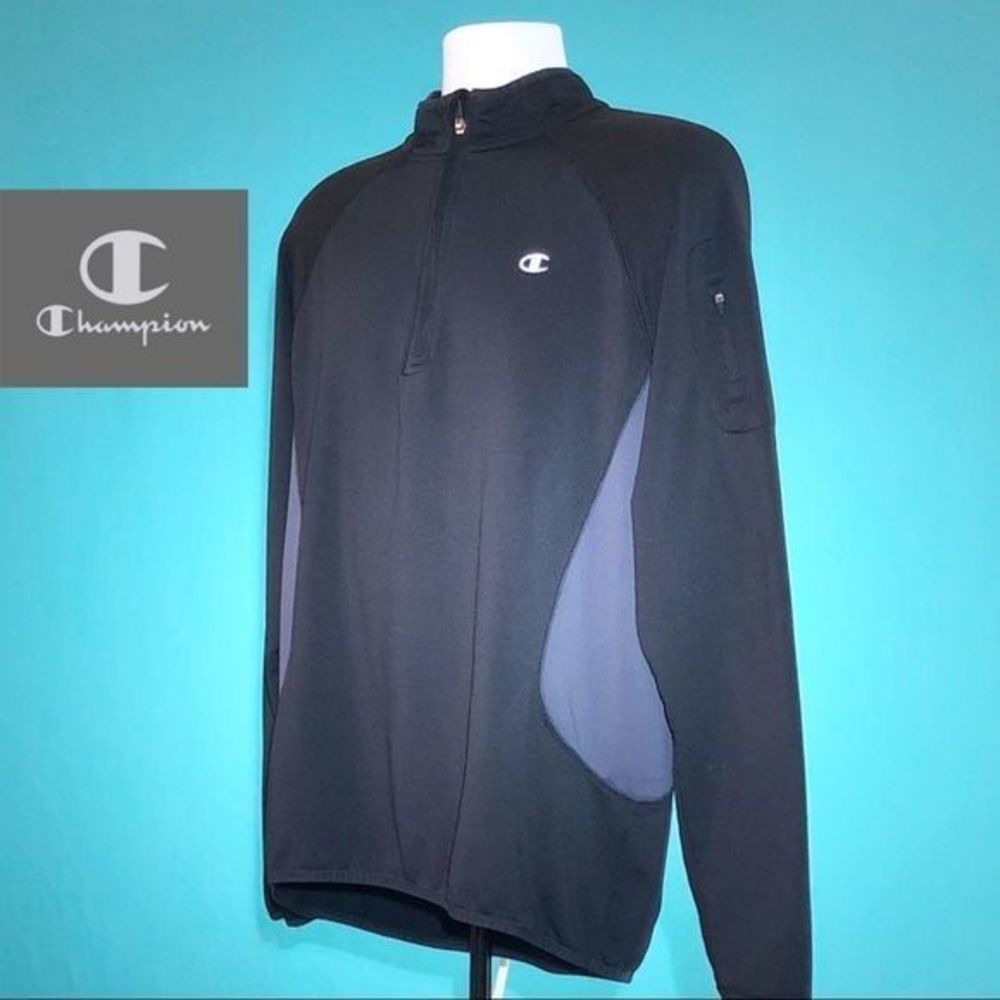 Champion Pullover Track Sweatshirt Active Large